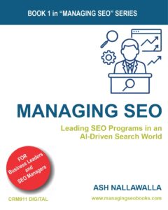 Cover of Managing SEO book